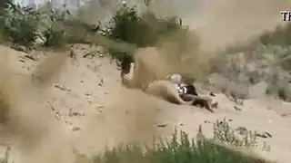 مراهق مغربي ينيك شرموطة على شاطئ البحر